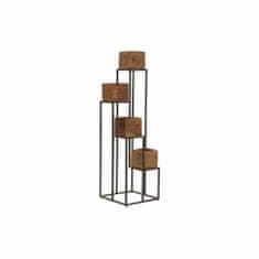 DKD Home Decor Lonček DKD Home Decor Brown Black Multicolor Wood Metal Modern 40 x 40 x 120 cm 40 x 40 x 138 cm