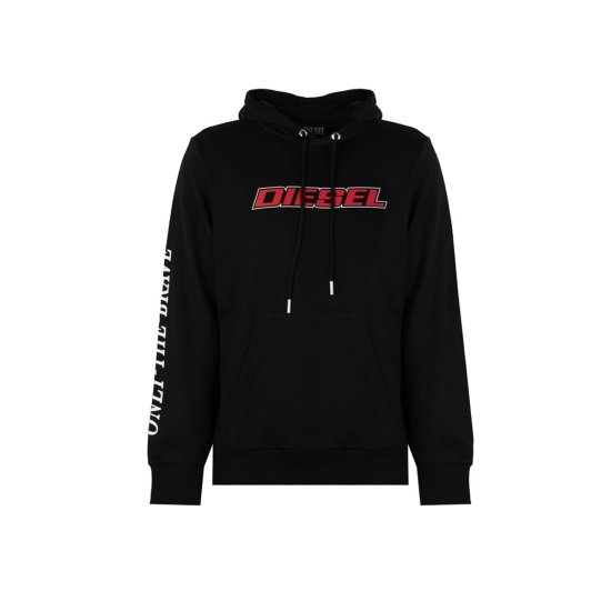 Diesel Športni pulover črna 175 - 180 cm/M A02967RHAYT9XX
