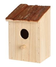 Ptičja hišica 10x10x15cm lesena