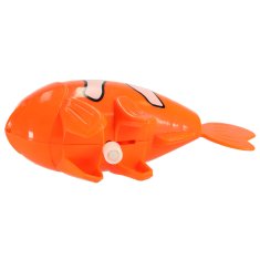 WOWO Igrača za kopanje ribica - raztegljiva igrača za kopanje ribica, oranžna
