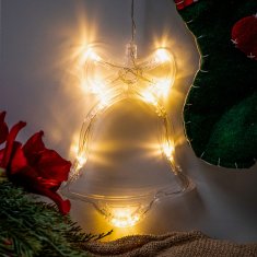 WOWO LED zvonček - božični viseči okras z 10 LED lučkami