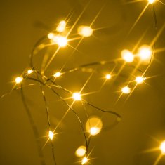 WOWO LED luči na nizu - Dekorativne LED luči na nizu, 10 m, 100 LED, topla bela