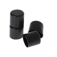 WOWO Prevleke in podloge za noge pohištvenih stolov - črne prevleke in podloge za noge pohištvenih stolov, 4 kosi, 22 mm