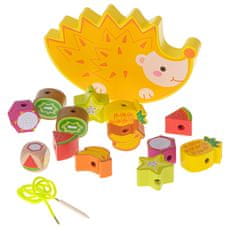 WOWO Ježek Balancing Puzzle Game - Hedgehog Balancing - Fruit Balancing Puzzle Game