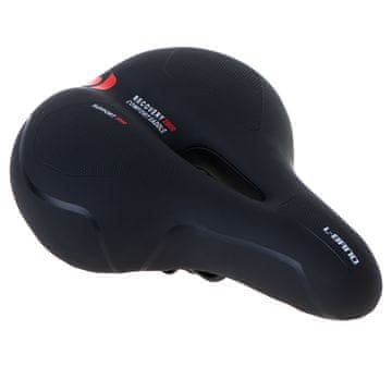WOWO Bicycle Saddle Sports L-BRNO - Športno kolesarsko sedlo L-BRNO z elastično peno in LED lučko