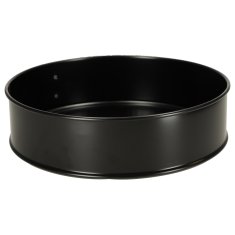 WOWO Črn pekač za torte s snemljivim obodom - Črn pekač za torte s snemljivim obodom, 24 cm