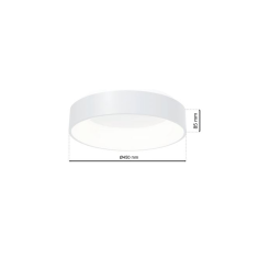 Milagro Plafonjera OHIO 24W LED Ø450mm, Milagro