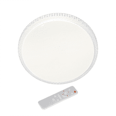 shumee CRUZ 66W LED stropna svetilka Ø500mm zatemnljiva + daljinski upravljalnik