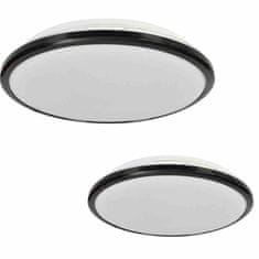 Milagro Plafonjera TERMA BLACK 18W LED IP44 Ø280 mm, Milagro