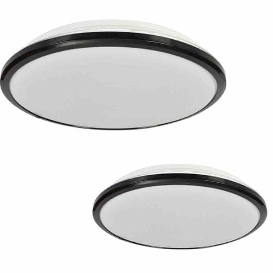 Milagro Plafonjera TERMA BLACK 18W LED IP44 Ø280 mm, Milagro