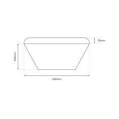 Milagro Plafonjera NEMO BLACK 17W LED, Milagro