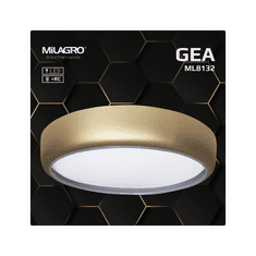 Milagro Plafonjera GEA GOLD 36W LED Ø390 mm, Milagro