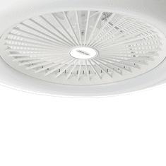Milagro LED plafonjera ZONDA WHITE 48W z ventilatorjem, Milagro
