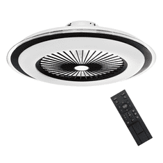 Milagro LED plafonjera ZONDA BLACK 48W z ventilatorjem, Milagro