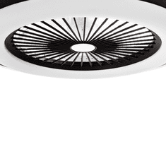 Milagro LED plafonjera ZONDA BLACK 48W z ventilatorjem, Milagro