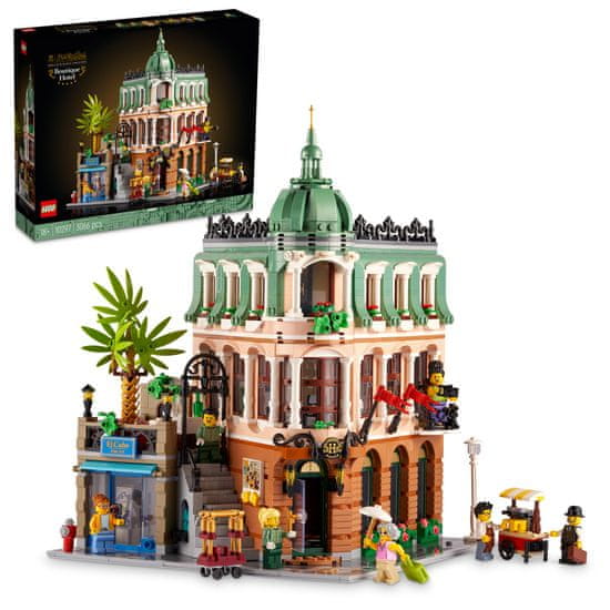 LEGO Icons 10297 Butični hotel - odprta embalaža