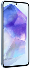 Samsung A556 Galaxy A55 pametni telefon, 5 G, 8 GB/128 GB, Awesome Iceblue + DARILO: Galaxy Buds FE slušalke