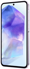 Samsung A556 Galaxy A55 pametni telefon, 5 G, 8 GB/128 GB, Awesome Lilac