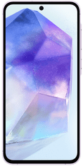 Samsung A556 Galaxy A55 pametni telefon, 5 G, 8 GB/256 GB, Awesome Lilac + DARILO: Galaxy Buds FE slušalke