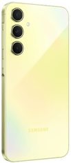 Samsung A556 Galaxy A55 pametni telefon, 5 G, 8 GB/256 GB, Awesome Lemon + DARILO: Galaxy Buds FE slušalke