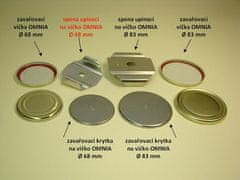 Pokrov za konzerviranje OMNIA 68 (5 kosov) iz nerjavečega jekla