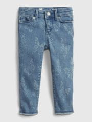 Gap Otroške Jeans hlače skny ankle - med btfly prnt 3YRS