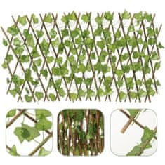 Vixson Zložljiva Vrtna Ograja, pregradna ograja z listi 30 x 80 cm | GREENFENCE