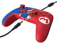 PDP Rematch kontroler in Airlite slušalke za Nintendo Switch, žične, motiv Mario