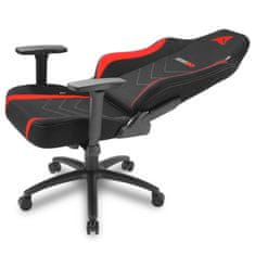 Sharkoon Skiller SGS20 Fabric gaming stol, nagib/višina, blago, črno-rdeča (Skiller SGS20 Fabric Black/Red)