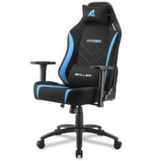 Sharkoon Skiller SGS20 Fabric gaming stol, nagib/višina, blago, črno-modra (Skiller SGS20 Fabric Black/Blue)