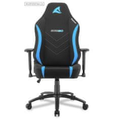 Sharkoon Skiller SGS20 Fabric gaming stol, nagib/višina, blago, črno-modra (Skiller SGS20 Fabric Black/Blue)