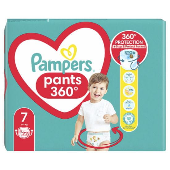 Pampers Premium Care hlačne plenice, 17+ kg, 22/1