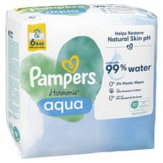 Pampers Aqua Harmonie vlažni čistilni robčki, 288/1