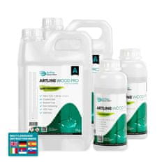 Artline Epoxy Resin Wood PRO - kristalno čista epoksidna smola 8 kg - za les in za debele ulitke do 6 cm, 3:1