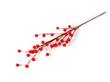 LAALU.cz Vejica z rdečimi jagodami 63 cm