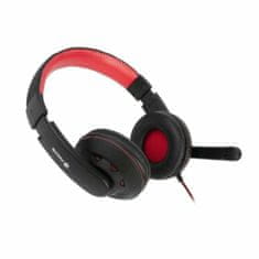 slomart gaming slušalka z mikrofonom ngs ngs-headset-0212 pc, ps4, xbox, smartphone črna rdeča