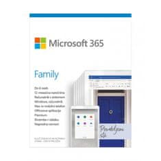 Microsoft 365 Family Mac/Win - angleški - 1 letna naročnina