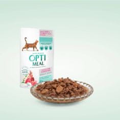 OptiMeal Sensitive digestion mokra hrana za mačke - jagnjetina/indica 12x85g