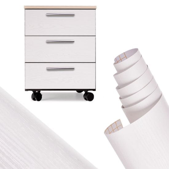 shumee Rola folije, samolepilni furnir, tapeta beli hrast, 1,22x50 m