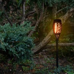 WOWO Solarne vrtne svetilke - sončne vrtne svetilke z 12 LED svetilkami, paket 4