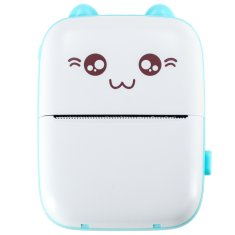 WOWO Mini termalni foto tiskalnik - Mini termalni foto tiskalnik Drukotek z USB kablom - moder