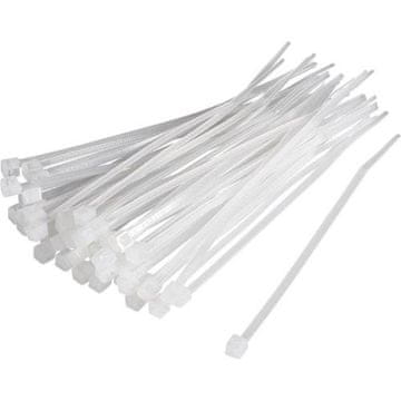 Vezalke, 140 x 3,5 mm, 100 kosov, bele
