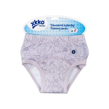 XKKO organske trening hlače - Safari Lavender Aura, velikost M