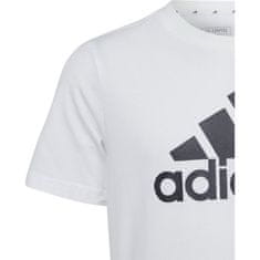 Adidas Majice bela L Essentials Big Logo Cotton Tee Jr