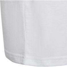 Adidas Majice bela L Essentials 3-stripes Cotton Tee Jr