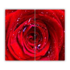 tulup.si Steklena podloga za rezanje Rose cvet 60x52 cm