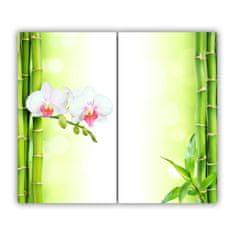 tulup.si Steklena podloga za rezanje Orchid in bambusa 2x30x52 cm
