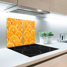 tulup.si Steklena podloga za rezanje Oranžna rezine 2x30x52 cm