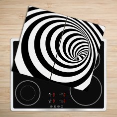 tulup.si Steklena podloga za rezanje Spiralni trakovi 60x52 cm