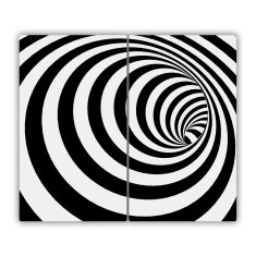 tulup.si Steklena podloga za rezanje Spiralni trakovi 60x52 cm